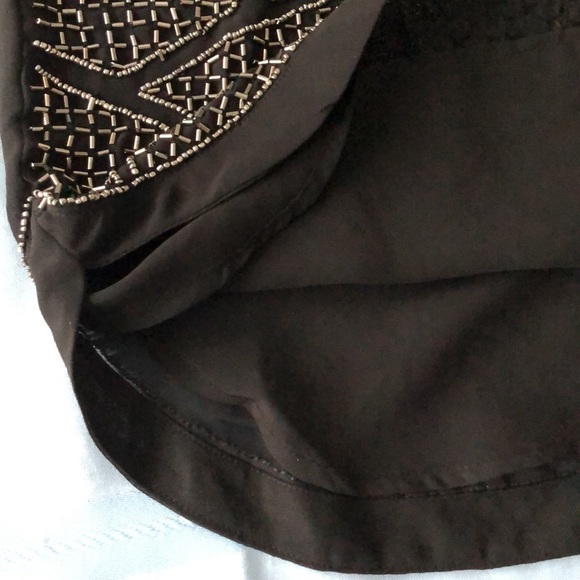 Olive & OAK Beaded sequin muscle shirt tank top. Fits oversized Small & Medium - Picture 6 of 12